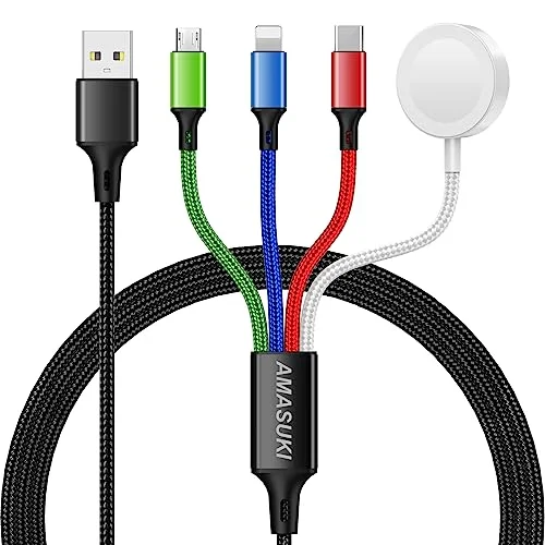 Amasuki 4-in-1 Multi Charging Cable